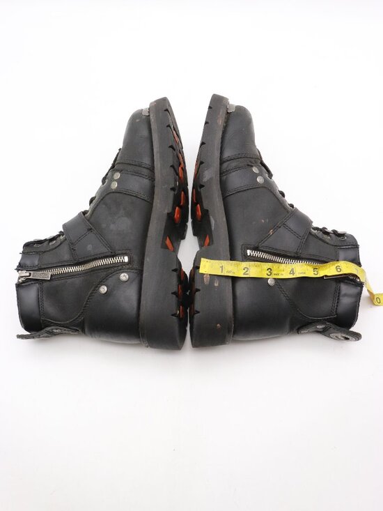 Harley Davidson Brake Buckle Men\'s Size 8.5 Black Leather Motorcycle Boots main image 7